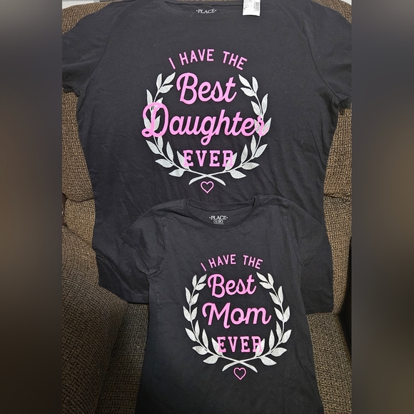 MOM AND Daughter  Children's Place Graphic Tees - Picture 1 of 10